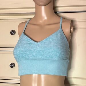 Aldo Stylish Light Blue Leggings and Sports Bra